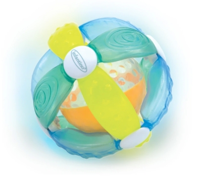 Бебешка сензорна играчка Infantino -Топка, Със светлини и звуци