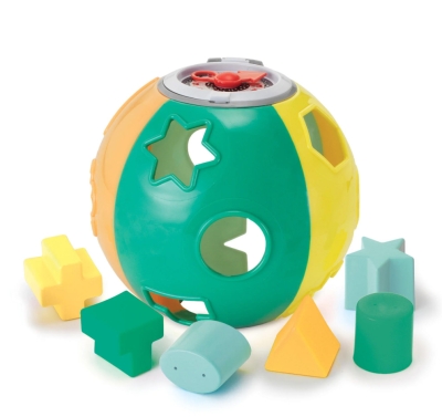 Играчка за сортиране Infantino - Топка, Меки цветове
