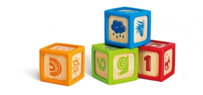 Образователни кубчета Hape - 4 броя