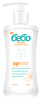 Шампоан за коса и тяло Бебо,300 ml