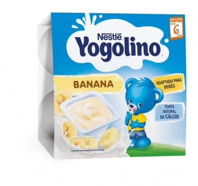 Млечен десерт Nestle YOGOLINO - Банан, 4х100 g