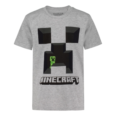 Тениска Minecraft - Creeper, Gray