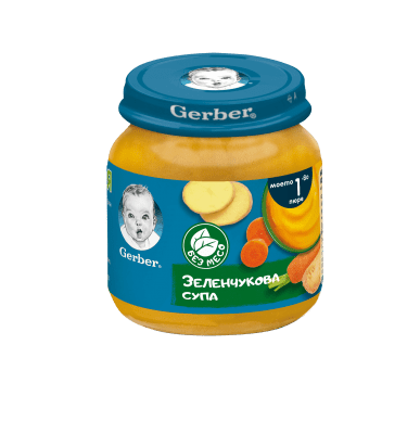 Пюре Nestle GERBER - Зеленчукова супа, 125 g