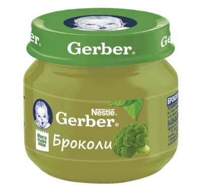 Зеленчуково пюре Nestle GERBER - Броколи, 80 g