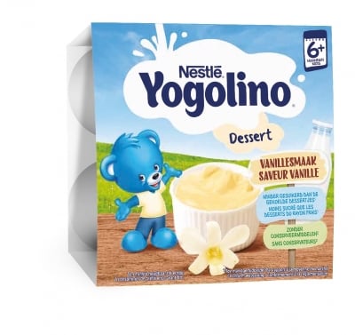 Млечен десерт Nestle YOGOLINO - Ванилия, 4х100 g