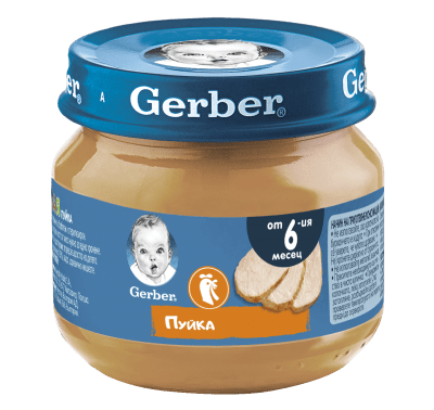 Месно пюре Nestle GERBER - Пуйка, 80 g