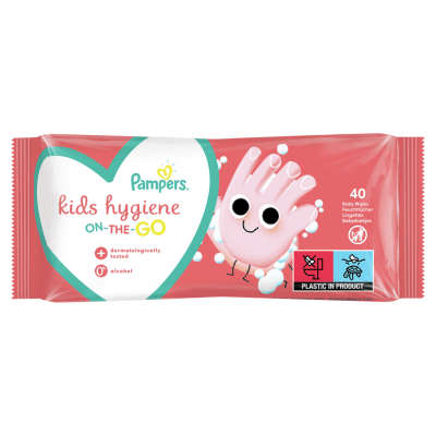 Мокри кърпи Pampers - Hygiene, 40 броя