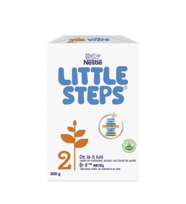 Адаптирано мляко на прах Nestle - Little Steps 2, опаковка 500 g