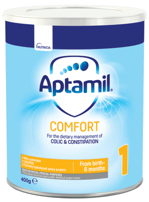 Адаптирано мляко на прах Aptamil- Comfort 1, опаковка 400 g