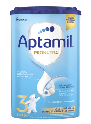 Адаптирано мляко на прах Aptamil - Pronutra 3, опаковка 800 g