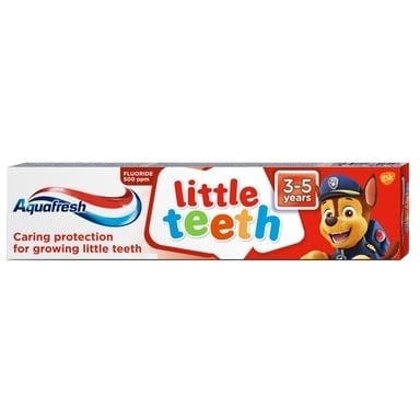 Детска паста за зъби Aquafresh - Little Teeth, 3 - 5 години, 50ml