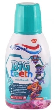 Детска вода за уста  Aquafresh Big Teeth, 300 ml