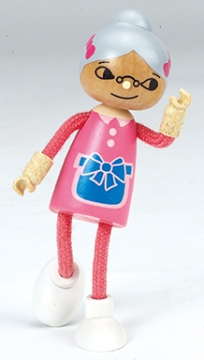 Детска играчка Hape - Модерно семейство, Баба