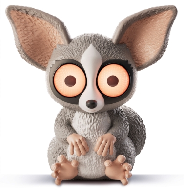 Нощна LED лампа Lisciani - Rainy Days, Бебе Галаго