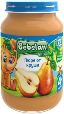 Плодово пюре Bebelan Puree - Круши, 190 g