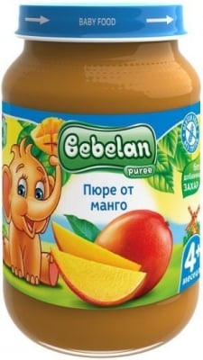 Плодово пюре Bebelan Puree - Манго, 190 g