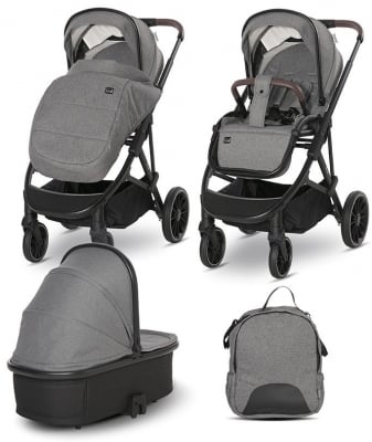 Бебешка количка 2 в 1 Lorelli - Aria, Grey