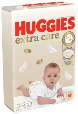 Бебешки пелени Huggies - Elit Soft 3, 72 броя