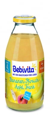 Напитка  Bebevita - Банани и праскови, 200 ml