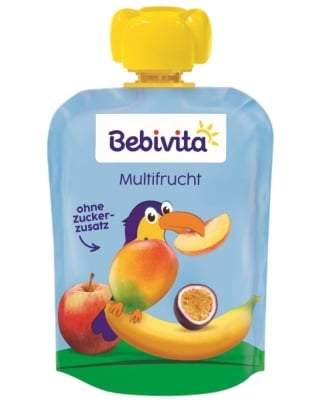 Плодова закуска Bebivita - Мултиплод, 90 g