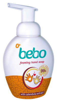 Течен сапун на пяна Бебо - С екстракт от Невен, 300 ml