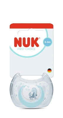 Силиконова залъгалка NUK - First Choice, Водно конче, 0-6 m