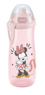 Шише NUK - Sports cup, Mickey, 450 ml, 24+ месеца, розово