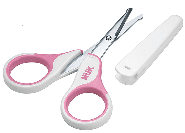 Бебешка ножичка с предпазител Nuk - Розова