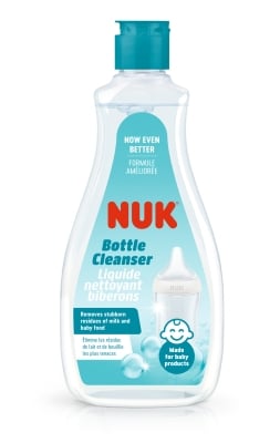 Течен препарат за почистване на шишета, биберони и аксесоари NUK, 500 ml