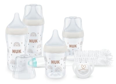 Комплект шишета NUK - Perfect Match, Perfect Start, 8 части, Дъга