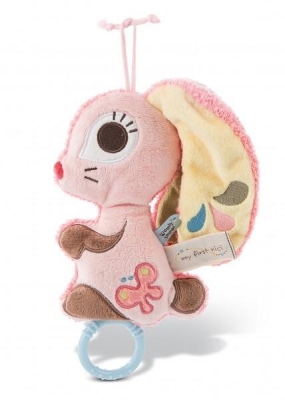 Музикална играчка Nici - Заекът Хопсали, 18 cm