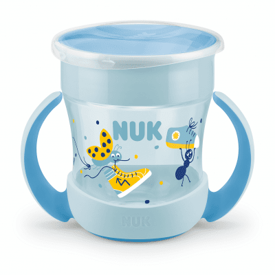 Чаша NUK - Evolution, Mini Magic Cup, 6+ месеца, 160 ml, Синя