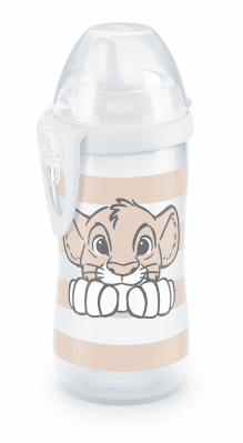 Чаша с твърд накрайник NUK - Kiddy Cup, Lion King, 12+месеца, 300 ml