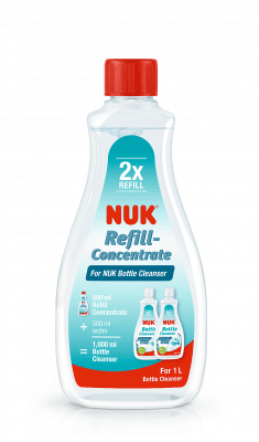 Препарат за почистване на бебешки шишета NUK - Концентрат, 500 ml