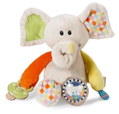Активна играчка NICI - Слонът Дънди, 3+ месеца, 23 cm