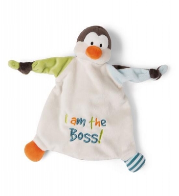 Мека кърпичка за гушкане NICI - Пингвин, 25 х 25 cm