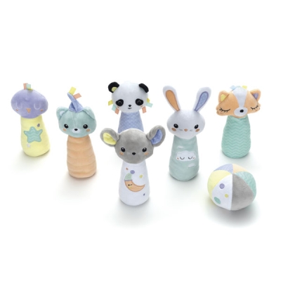 Комплект за игра Eurekakids - Боулинг с животни