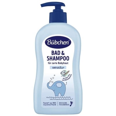 Бебешки шампоан 2 в 1 Bübchen - Bad & Shampoo, 400 ml