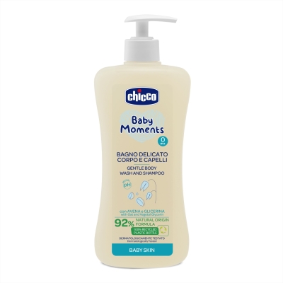 Шанпоан за коса и тяло Chicco, 500 ml