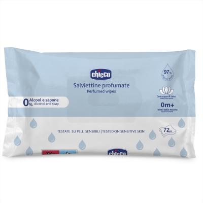 Почистващи кърпички Chicco - Фемили, 72 броя