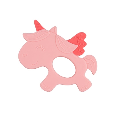 Силиконова чесалка Canpol - Unicorn, Розова