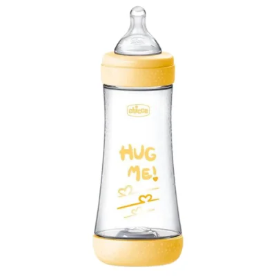 Шише Chicco - Perfect 5, жълто, 300 ml