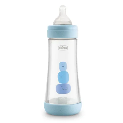 Шише Chicco - Perfect 5, за момче, 300 ml