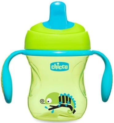 Преходна чаша Chicco - 200 ml, 6м+, Момче