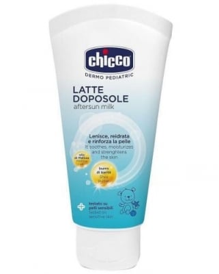 Успокояващо мляко за след слънце Chicco, 200 ml
