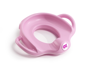 Седалка за тоалетна чиния с дръжки OK Baby - Sofa, Розова
