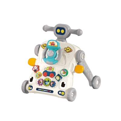 Музикална играчка на колела 3 в 1 Chipolino - Кола, Мултиколор