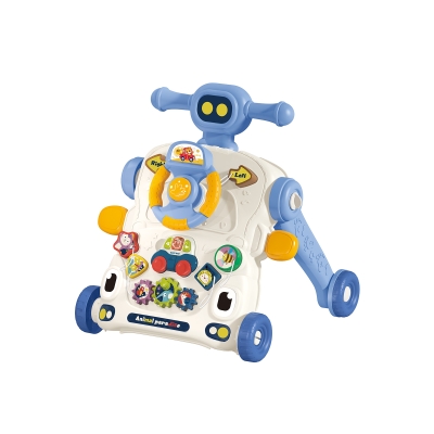 Музикална играчка на колела 3 в 1 Chipolino - Кола, Синя