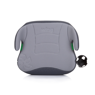 Седалка за кола Chipolino - Wing, i-Size, IsoFix, 125-150 cm, Сива