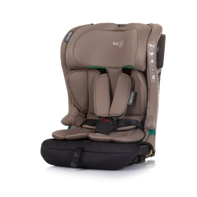 Столче за кола Chipolino - LuxX, i-Size, IsoFix, 76-150 cm, Макадамия